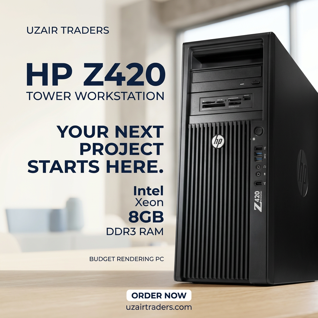 HP Z420 workstation poster