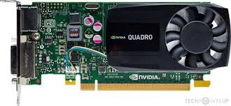 NVIDIA Quadro K620 2GB DDR3 128-Bit Workstation Graphics Card front and side view, ideal for CAD and 3D design

