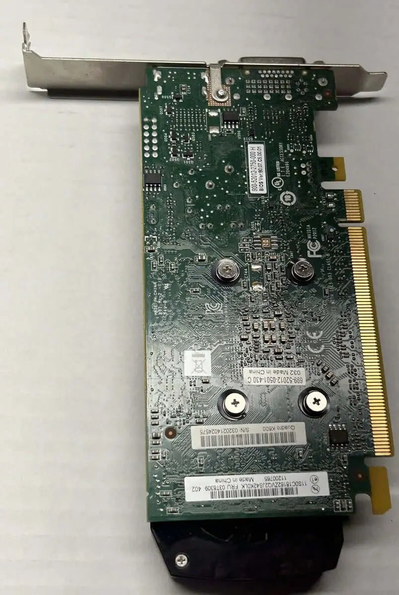 NVIDIA Quadro K600 1GB DDR3 128-Bit Workstation Graphics Card UZAIR TRADERS